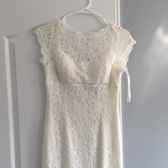 DB Studio White Lace Mini Dress - Picture 4 of 4